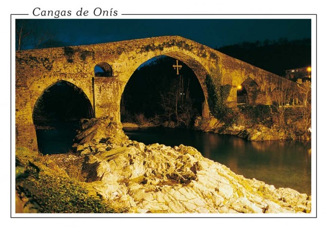 Postal de Cangas de Onís