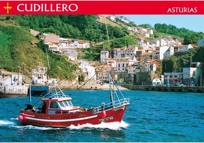 Postal de Cudillero