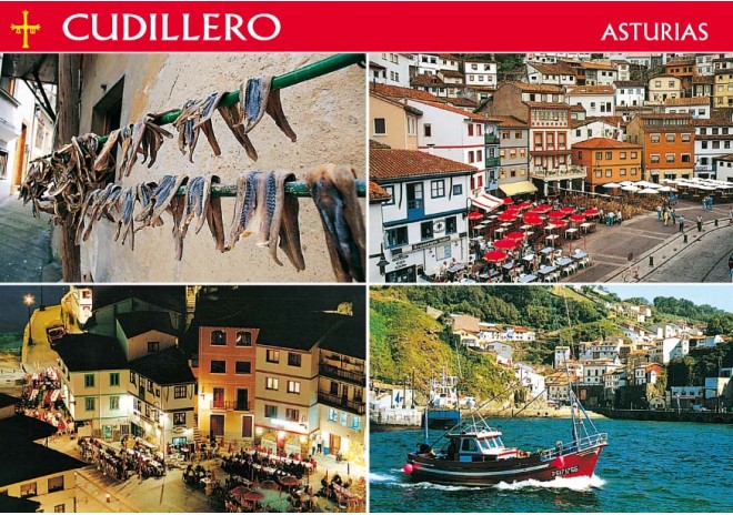 Postal de Cudillero