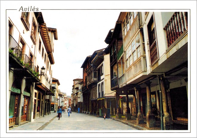 Postal de Aviles