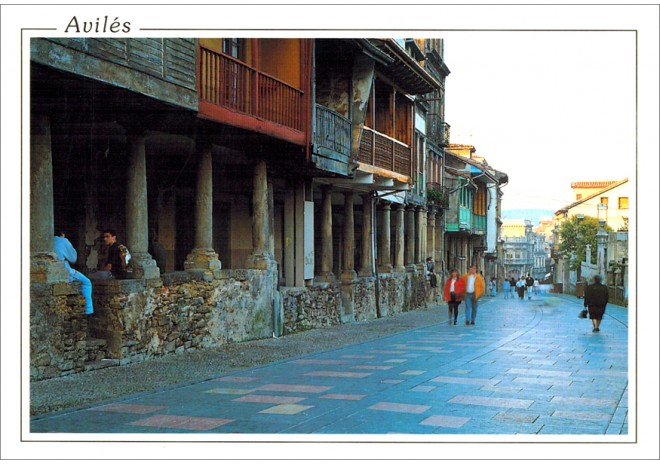 Postal de Aviles