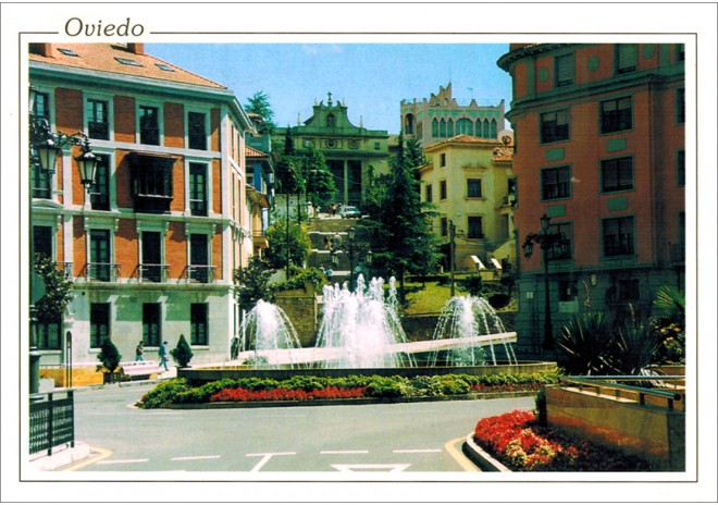 Postal de Oviedo