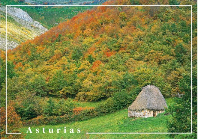 Postal de Pola de Somiedo