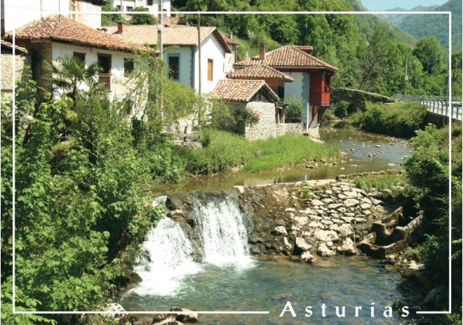 Postal de Cangas de Onís