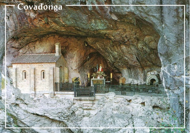 Postal de Covadonga