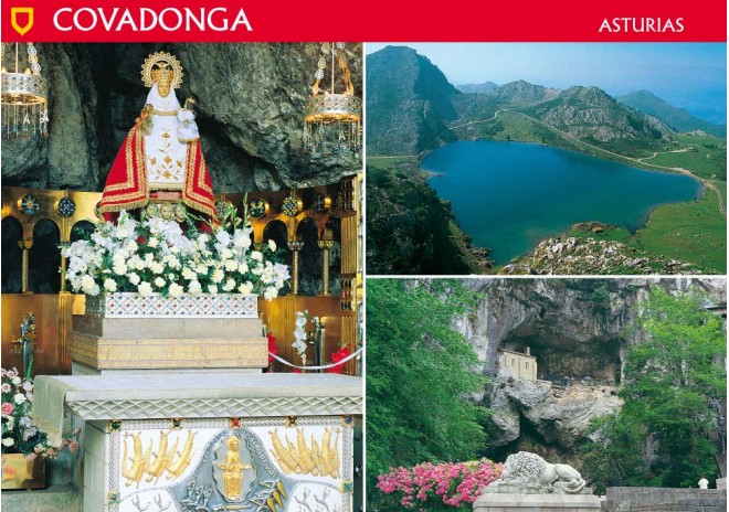 Postal de Covadonga