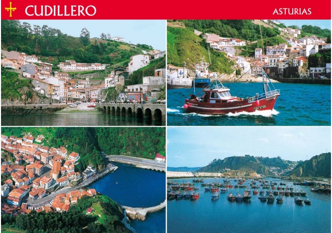 Postal de Cudillero