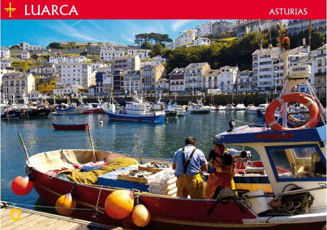 Postal de Luarca