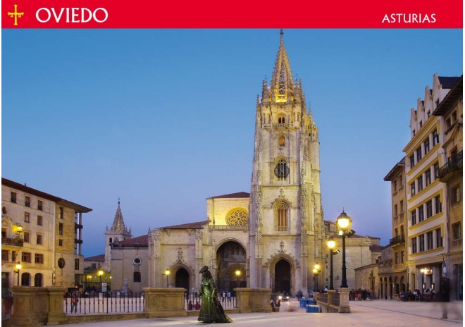 Postal de Oviedo