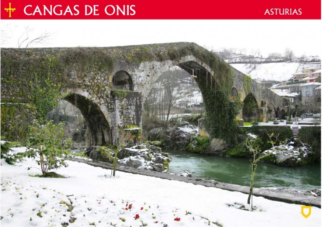 Postal de Cangas de Onís