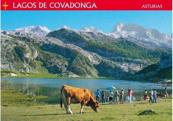 Postal de Covadonga
