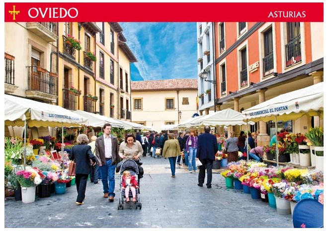 Postal de Oviedo