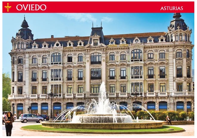 Postal de Oviedo