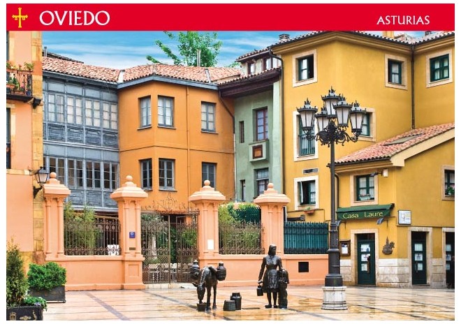 Postal de Oviedo