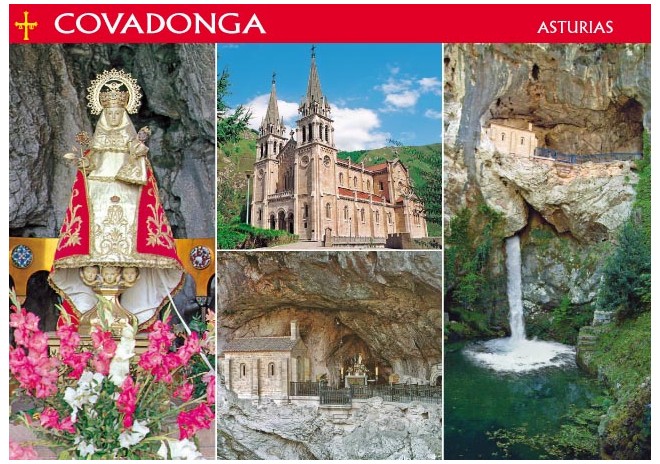 Postal de Covadonga
