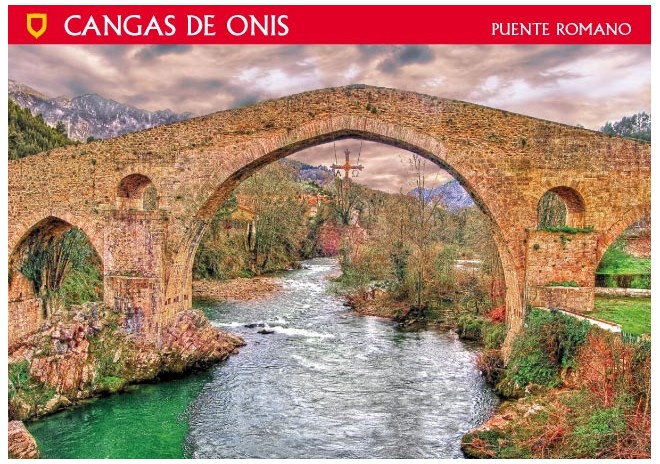 Postal de Cangas de Onís