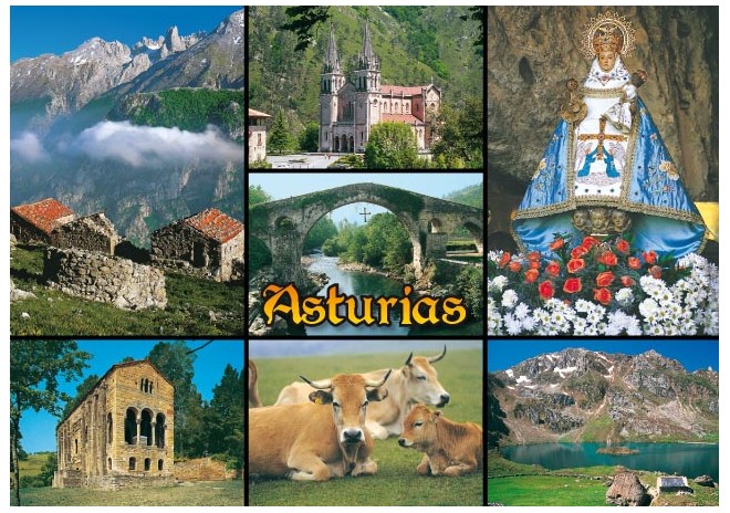 Postal de Asturias
