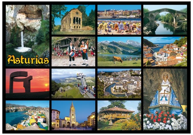 Postal de Asturias