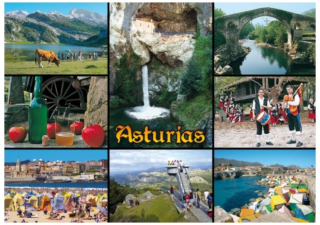 Postal de Asturias