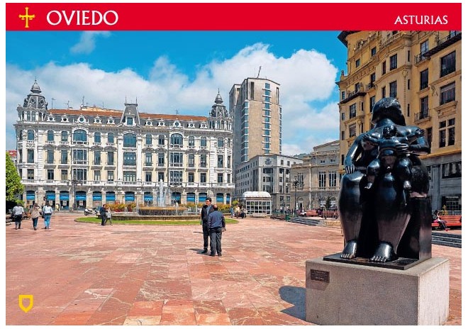Postal de Oviedo