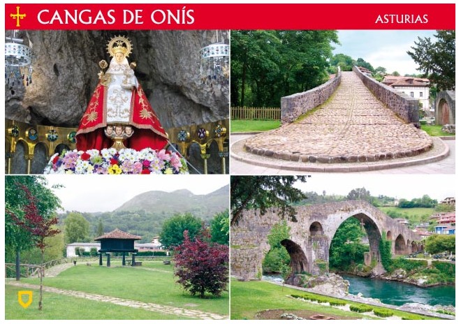 Postal de Cangas de Onís