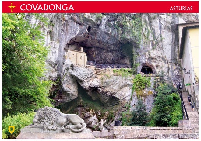 Postal de Covadonga