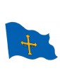 Pegatina bandera Asturias