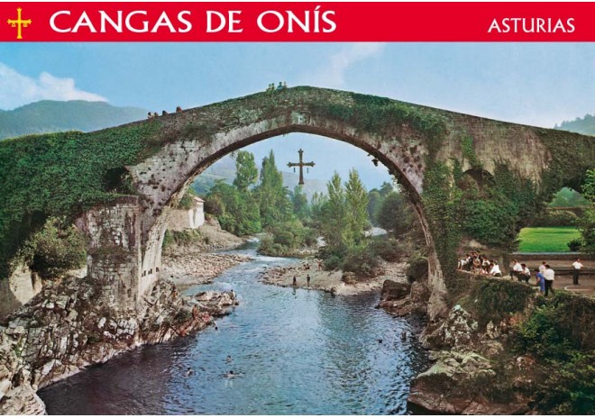 Postal de Cangas de Onís