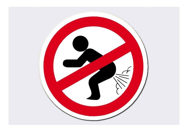 Pegatina prohibido