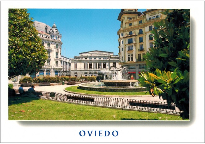 Postal de Oviedo