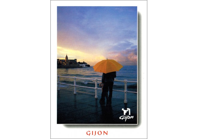 Postal de Gijón