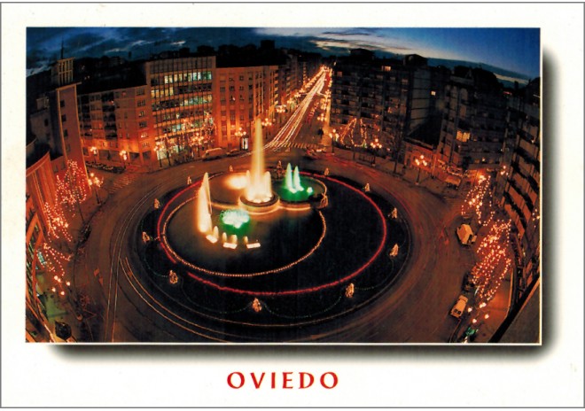 Postal de Oviedo