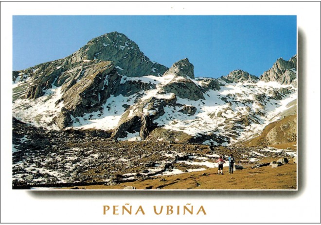Postal de Peña Ubiña