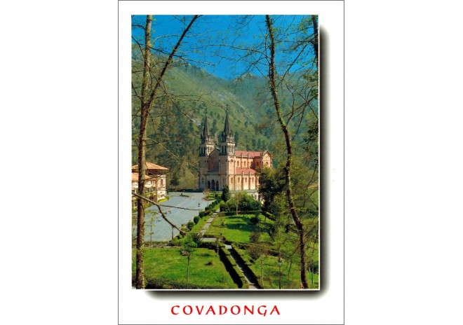Postal de Covadonga