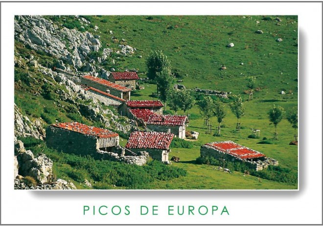 Postal de Picos de Europa