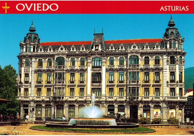 Postal de Oviedo