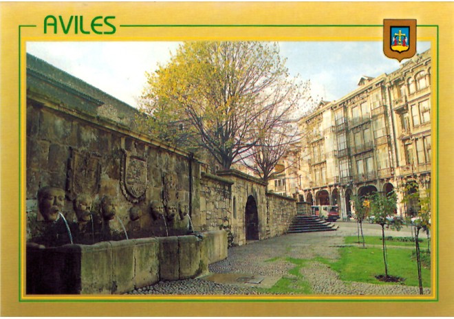Postal de Avilés
