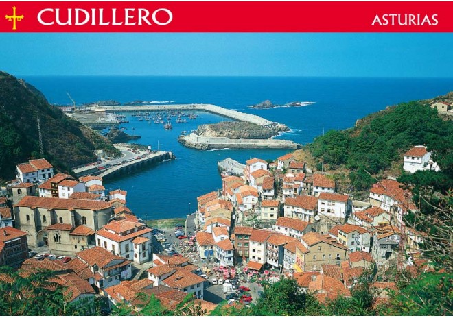 Postal de Cudillero