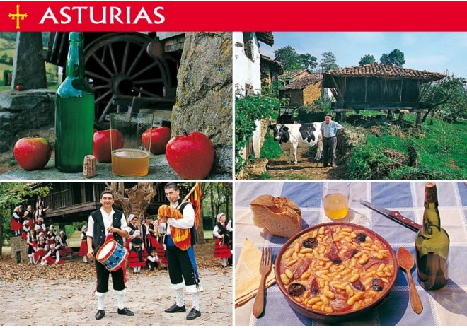 Postal de Asturias