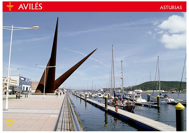 Postal de Asturias. Ria de Aviles PG199
